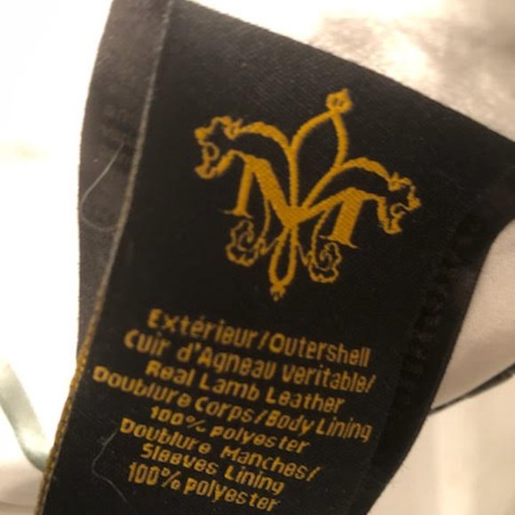 AUTHENTIC CHIC LUXURY LADIES MACKAGE LEATHER JACKET - Picture 4 of 6